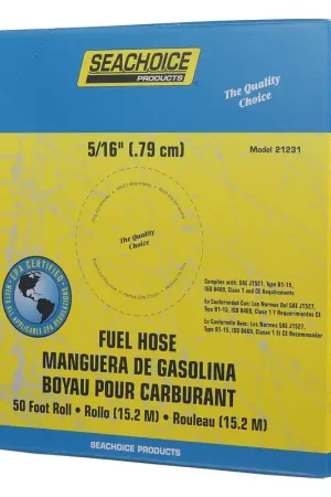 Seachoice Fuel Hose EPA Compliant, for Repair and Replacement on Outboard Engines, Type B1-15 Deal