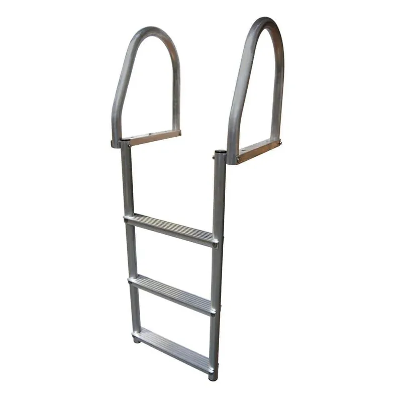 Dock Edge Aluminum 3-Step Flip-Up Dock Ladder Weld Free #2173-F Fan Favorite
