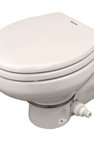 Dometic Masterflush 7160 Bone Electric Macerating Toilet #304716010 Professional Grade