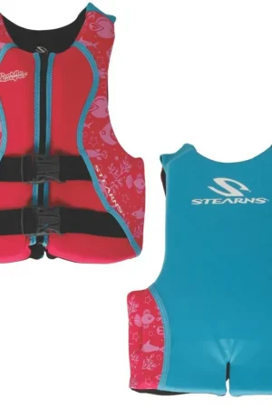 Crafted Stearns Puddle Jumper Youth Hydroprene Life Vest Pink #2000023537