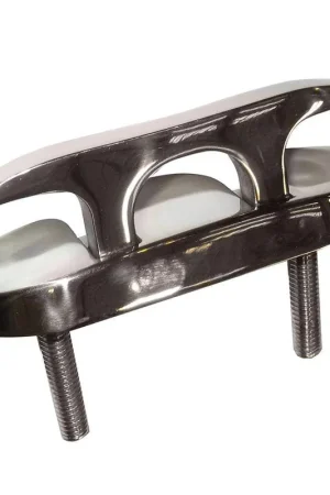 Whitecap 6" Folding Cleat Stainless Studded #6846C Instant Buy