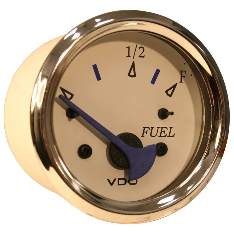 Cheap VDO Allentare White Fuel Level Gauge Use with Marine 240-33 #301-10262