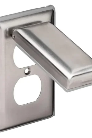 Marinco Stainless Cover for Duplex Receptacle with Lid #7879CR Fan Favorite