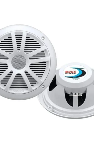 Same Day Shipping Boss Audio 6.5" Dual-Cone Speaker White Pr #MR6W