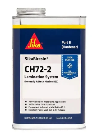 Free Returns Sika Sikabiresin CH72-2 Medium Cure Pale Amber Quart #607407